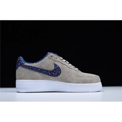 Nike Air Force 1 Low Gri / Mavi Kaykay Ayakkabı Türkiye - DRQILNBM